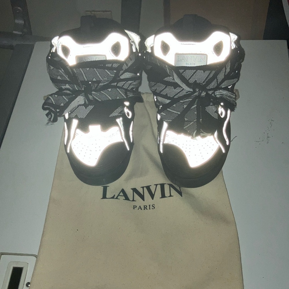 Lanvin Black and White Sneakers just tryna get rid of them